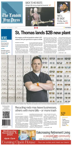 Cover of The London Free Press