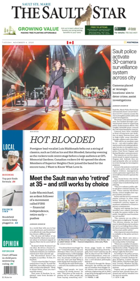 Cover of The Sault Star