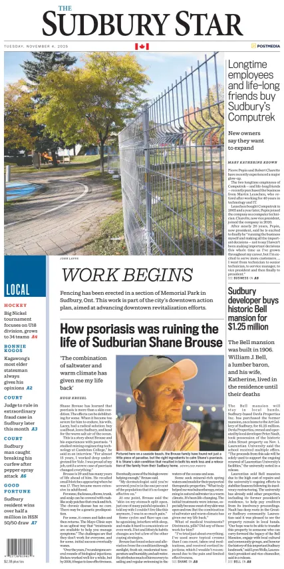 Cover of The Sudbury Star