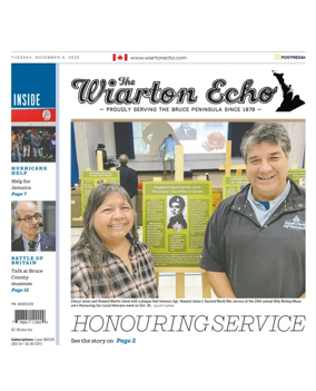 Cover of Wiarton Echo
