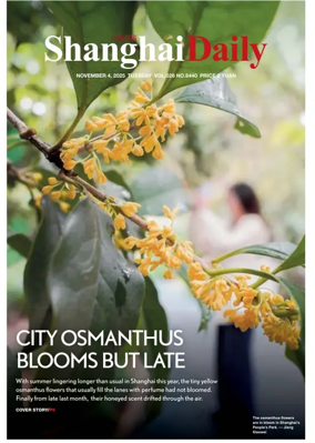 Cover of Shanghai Daily