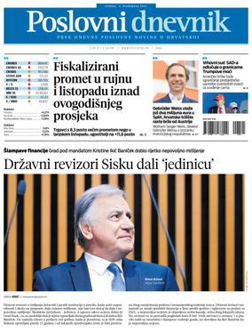 Cover of Poslovni Dnevnik