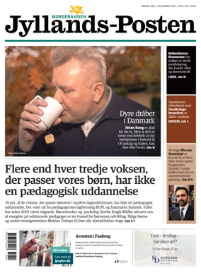 Cover of Jyllands-Posten