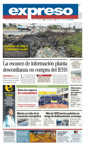 Cover of Diario Expreso