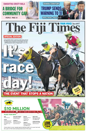 Cover of The Fiji Times
