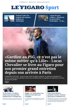 Cover of Le Figaro Sport