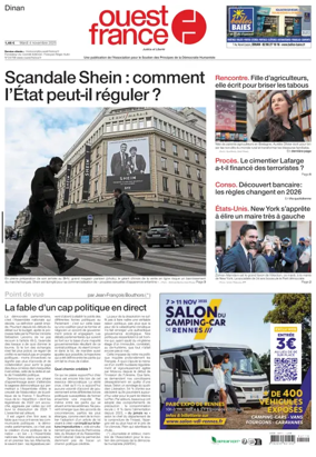 Cover of Ouest France (Dinan)