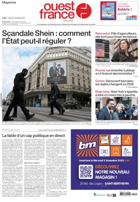 Cover of Ouest France (Laval)