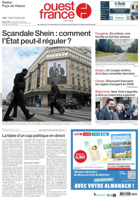 Cover of Ouest France (Redon / Pays de Vilaine)