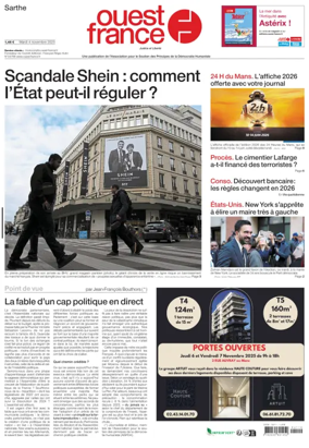 Cover of Ouest France (Sarthe)