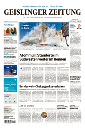 Cover of Geislinger Zeitung