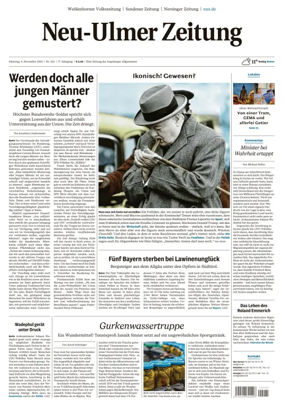 Cover of Neu-Ulmer Zeitung
