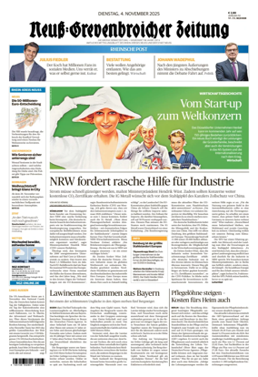 Cover of Neuss-Grevenbroicher Zeitung Neuss