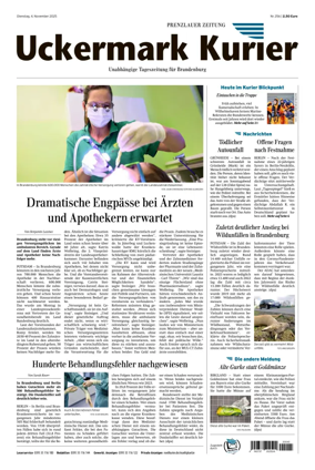 Cover of Prenzlauer Zeitung