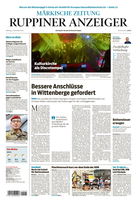 Cover of Ruppiner Anzeiger
