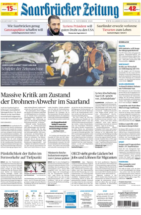 Cover of Saarbruecker Zeitung
