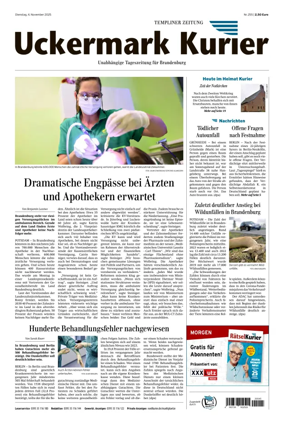 Cover of Templiner Zeitung