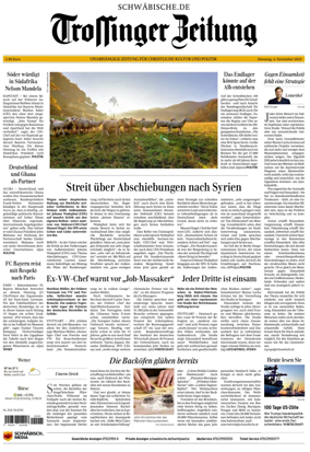 Cover of Trossinger Zeitung