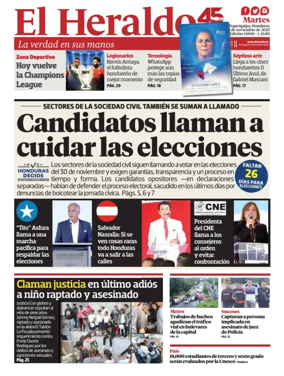 Cover of Diario El Heraldo