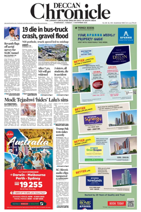 Cover of Deccan Chronicle