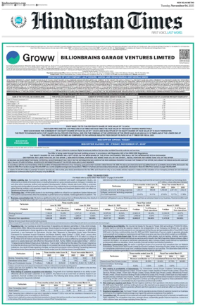 Cover of Hindustan Times (Delhi)
