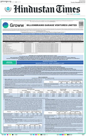 Cover of Hindustan Times (Ranchi)