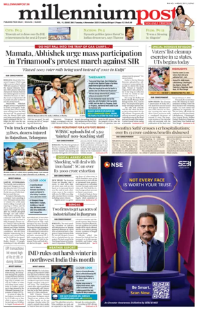 Cover of Millennium Post (Kolkata)