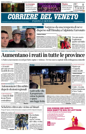 Cover of Corriere del Veneto (Padova e Rovigo)