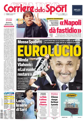 Cover of Corriere dello Sport
