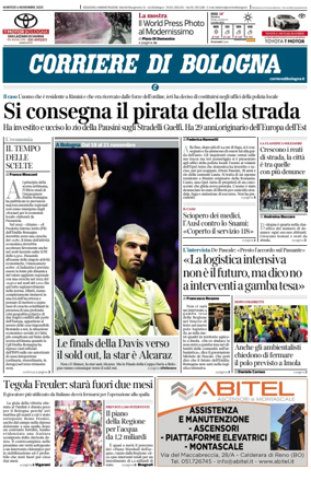 Cover of Corriere di Bologna
