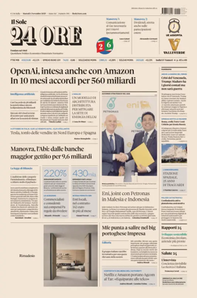 Cover of Il Sole 24 Ore
