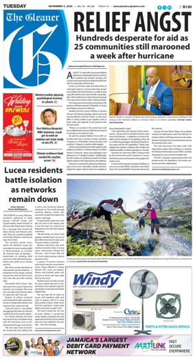 Cover of Jamaica Gleaner
