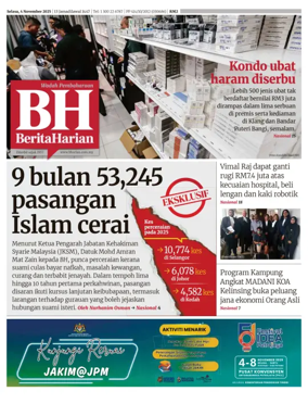 Cover of Berita Harian