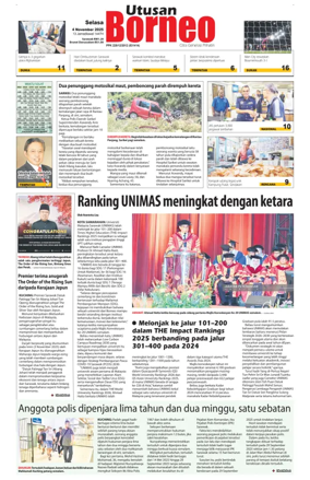 Cover of Utusan Borneo (Sarawak)