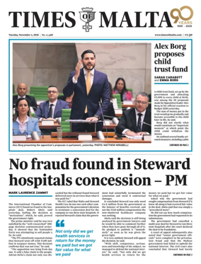 Cover of Times of Malta