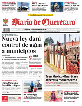 Cover of Diario de Queretaro
