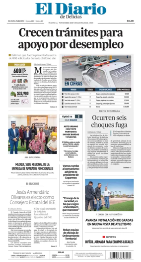 Cover of El Diario de Delicias