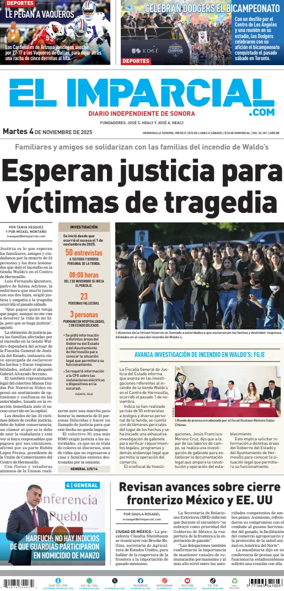 Cover of El Imparcial