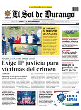 Cover of El Sol de Durango