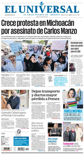 Cover of El Universal