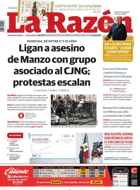 Cover of La Razón de México