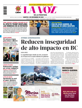 Cover of La Voz de la Frontera