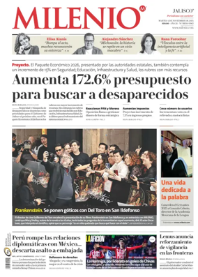 Cover of Milenio Jalisco