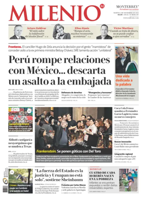 Cover of Milenio Monterrey