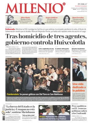 Cover of Milenio Puebla