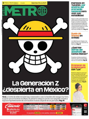 Cover of Publimetro Quintana Roo