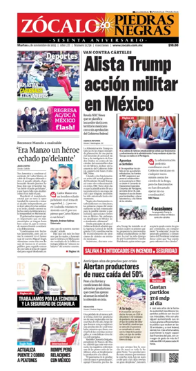 Cover of Zócalo Piedras Negras