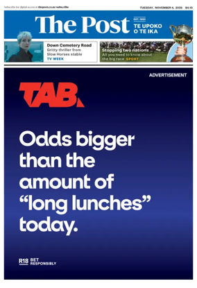 Cover of The Dominion Post