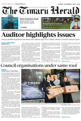 Cover of The Timaru Herald