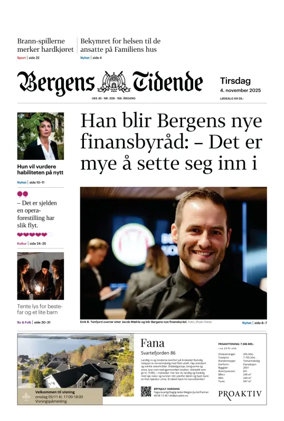 Cover of Bergens Tidende